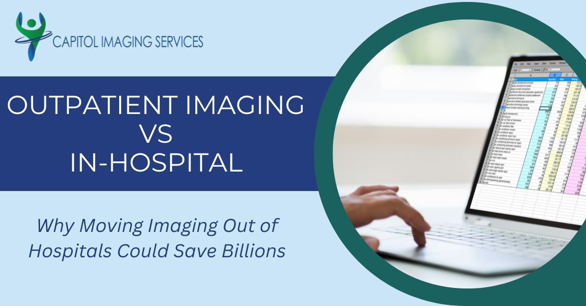 Outpatient imaging vs hospital